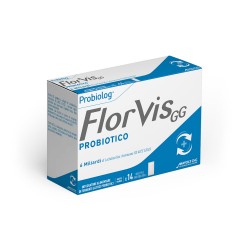 FlorVis® GG 
Integratore alimentare a base di probiotici con edulcoranti.